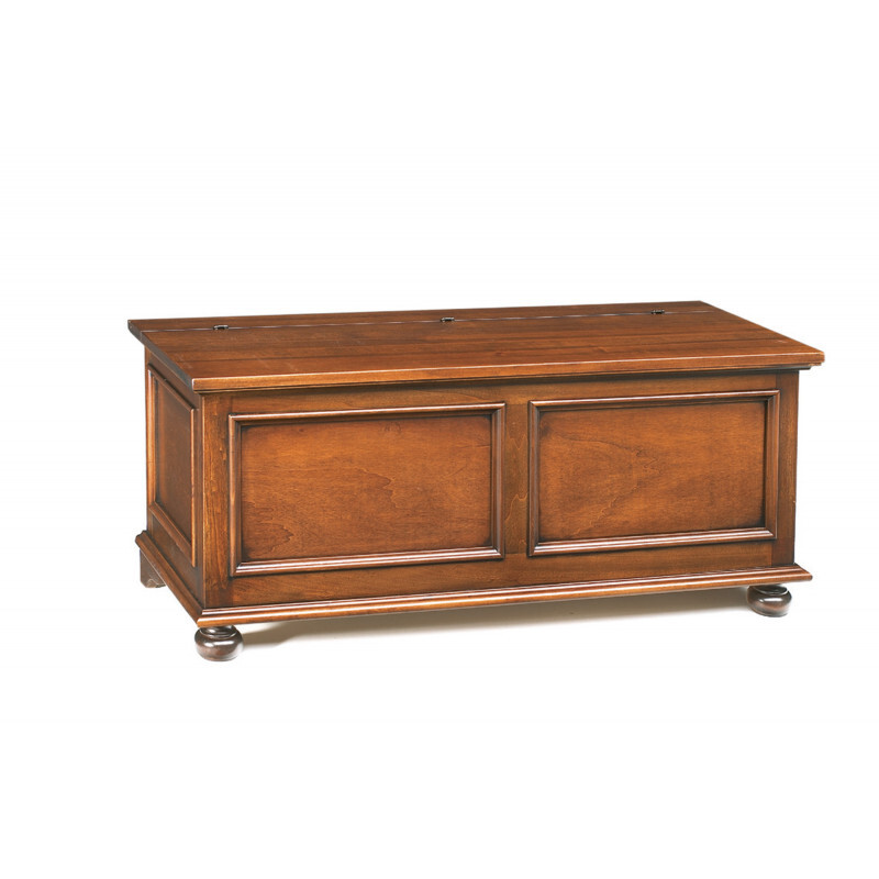 ARTE POVERA CLASSIC DARK WALNUT CONTAINER TRUNK CHEST