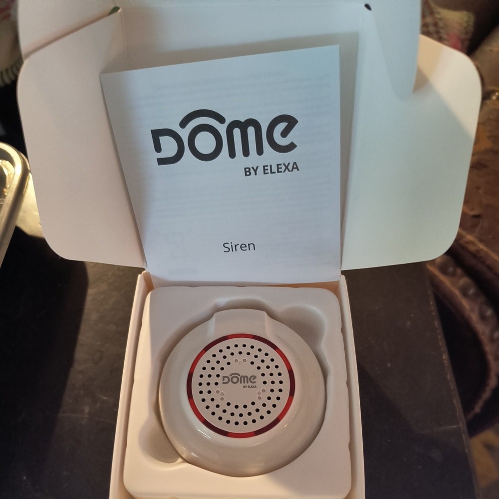 Dome Home Automation Wireless Z-Wave Battery-Powered Security White DMS01