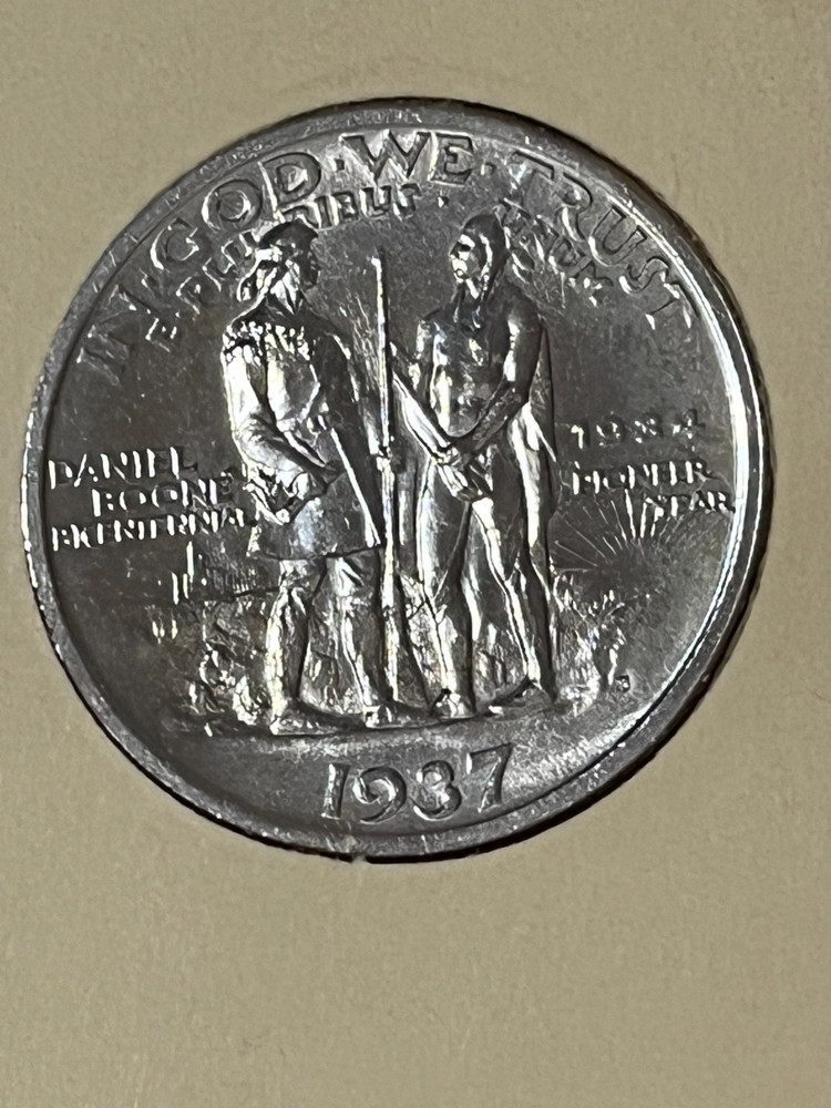 1937-S Boone Commemorative Half Dollar