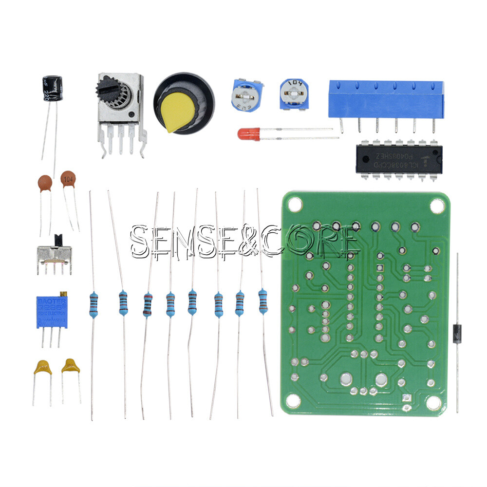 ICL8038 Function Signal Generator Modules Sine Square Triangle Wave Output KITS-