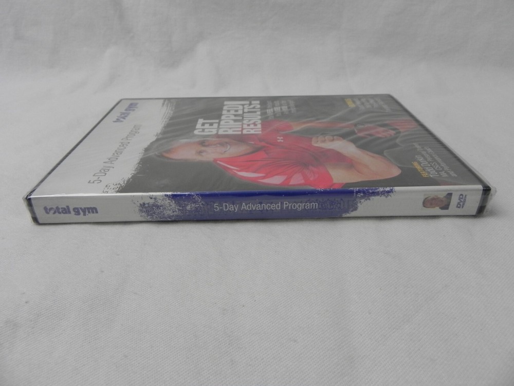 NEW TOTAL GYM 5 DAY ADVANCED PROGRAM GET RIPPED RESULTS DVD