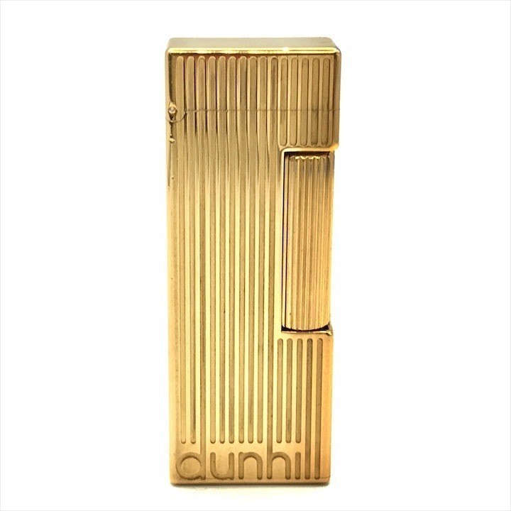Overhauled Dunhill Gas Lighter Gold with box