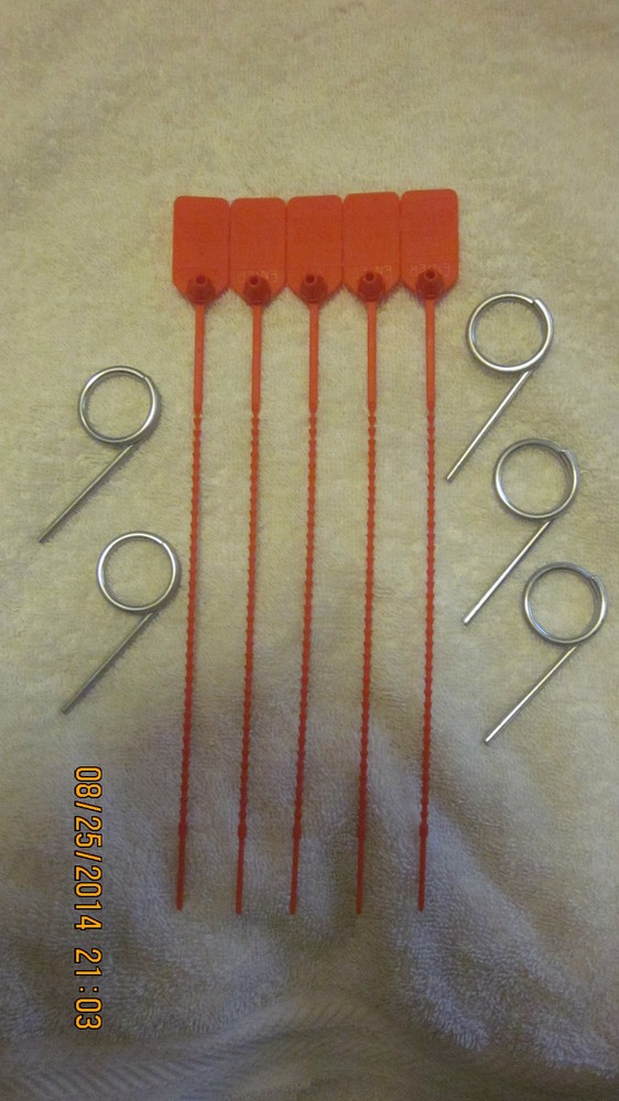 ✅🔥🧯5-FIRE EXTINGUISHER TAMPER FLAG SEALS & 5-FIRE EXTINGUISHER SAFETY PULL