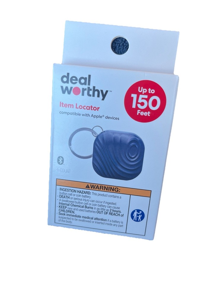 3 Pack Blue Wireless Item Locator for Apple Devices