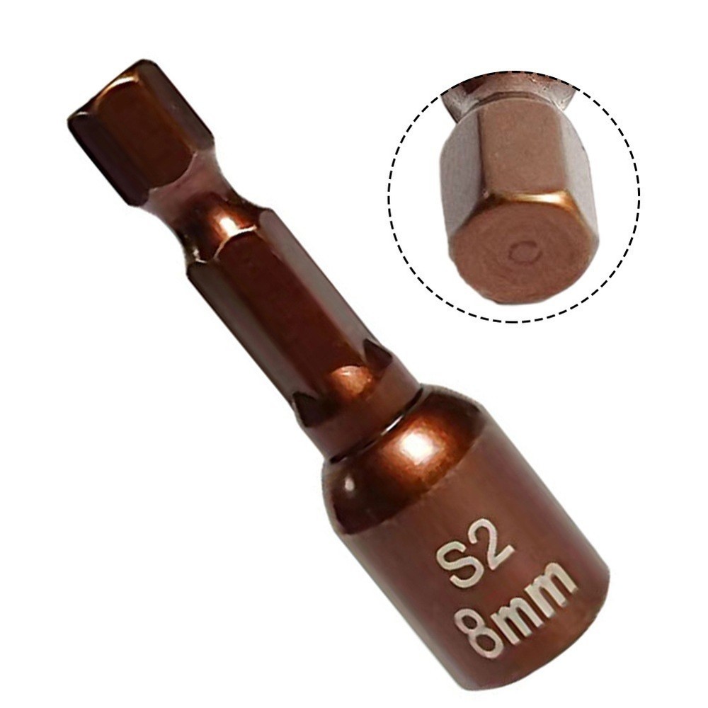 Long Lasting Hex Shank Driver Adapter Socket Tool Magnetic Nut Screwdriver