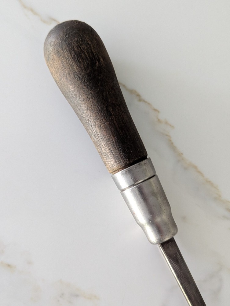Vintage Bearing Scraper w/Wood Handle