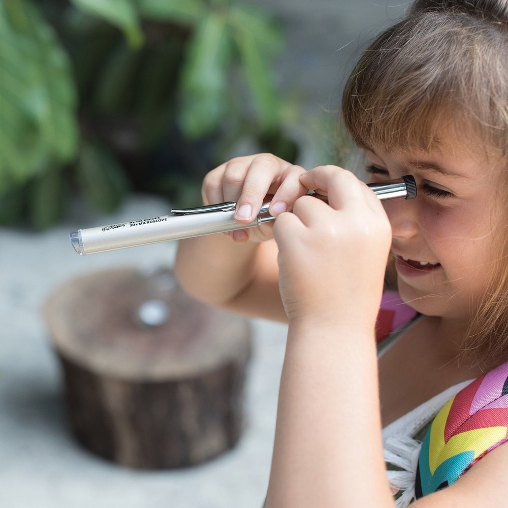 Pocket Scope Microscope and Telescope for Kids Ages 6+ Learning Educational