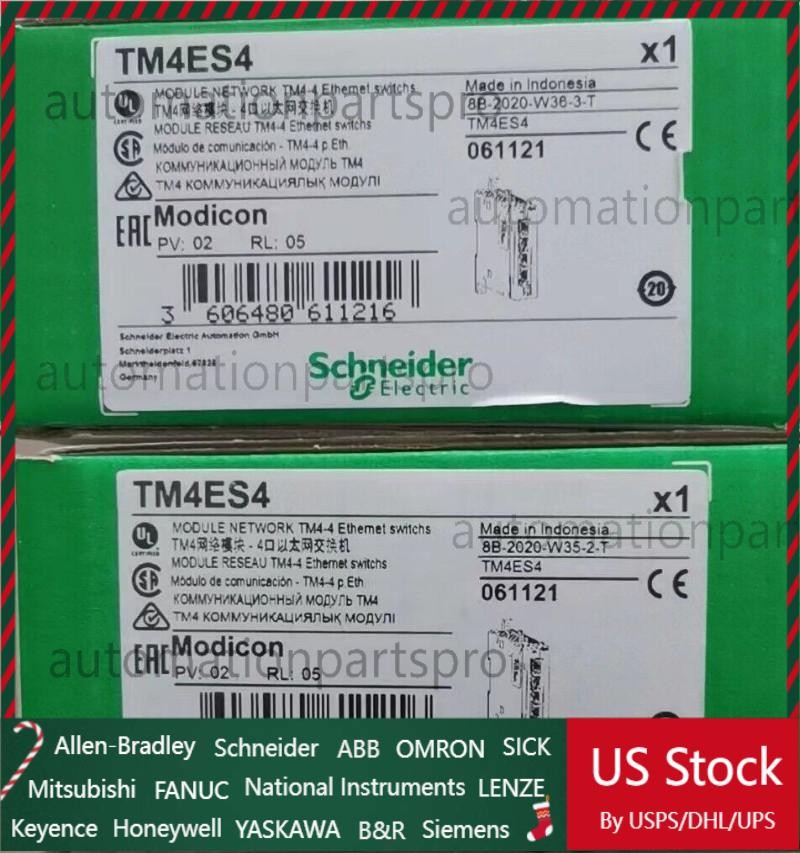 TM4ES4 Modicon TM4 Ethernet Network Module   US Free TAX