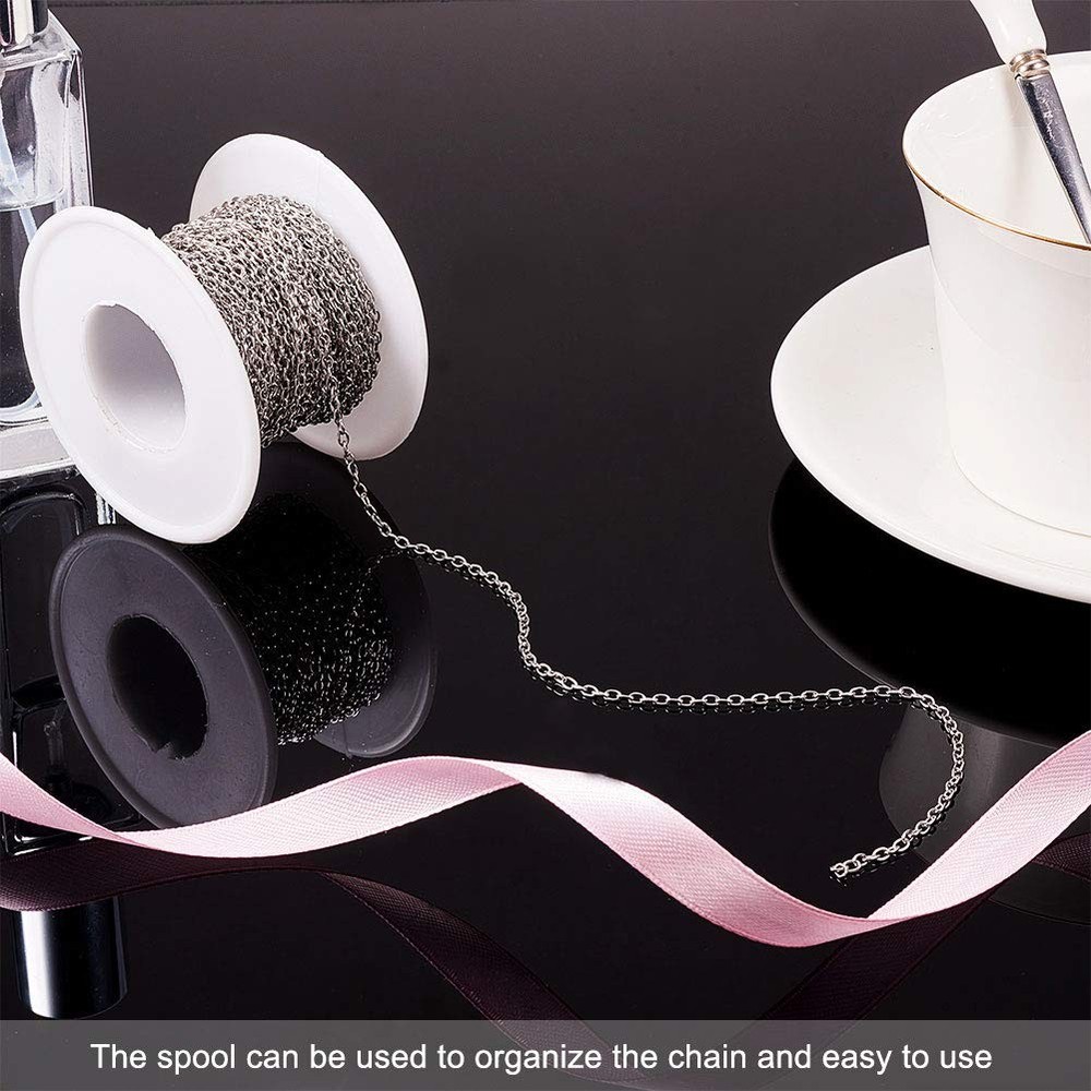 20pcs Empty Plastic Spools, 2 Inch Ribbon Spool White Wire Spools Thread Stri...