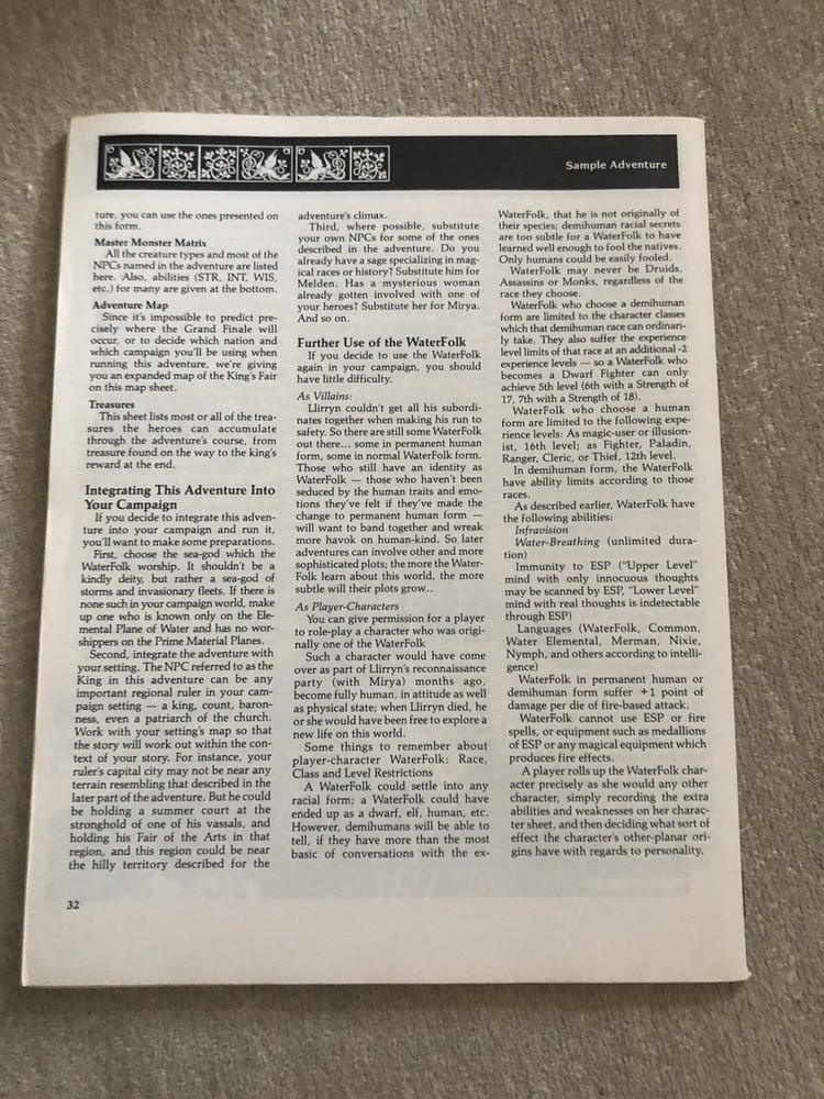 Advanced Dungeons & Dragons - Dungeon Masters Design Kit 9234 - TSR 1988