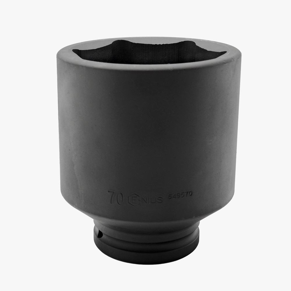 Genius Tools 3/4" Dr. 70mm Deep Impact Socket (CR-Mo) - 649570
