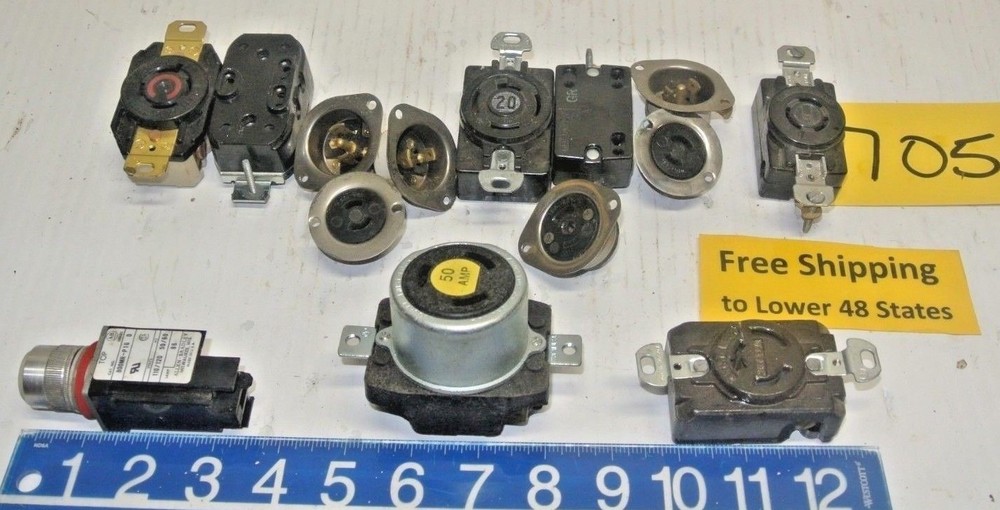 Misc. Electrical Plugs Machine Shop Tool Free Shipping Today!