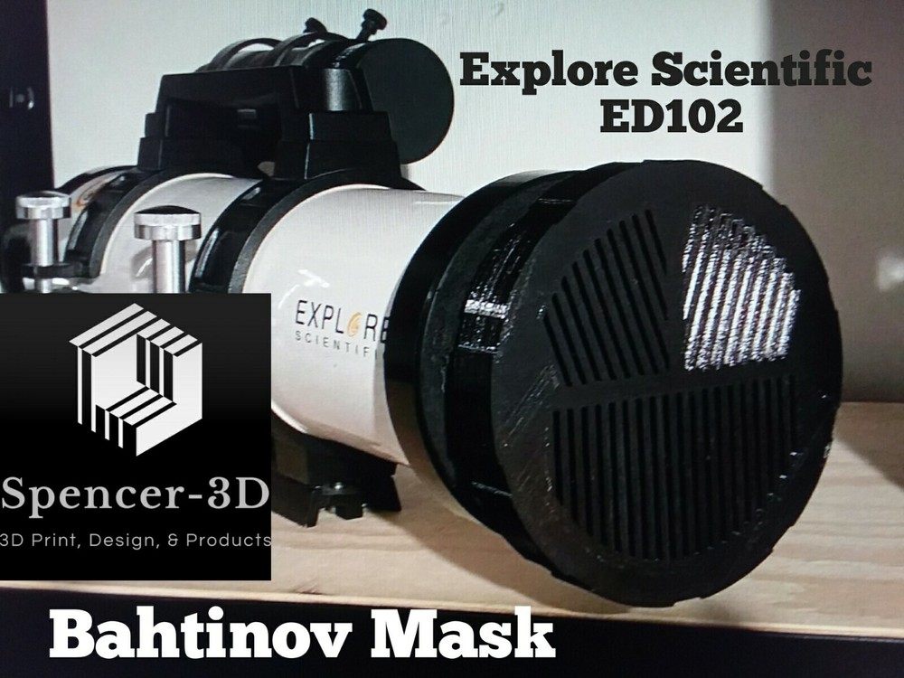 Explore Scientific ED102 Bahtinov V2 Edition Spencer-3D