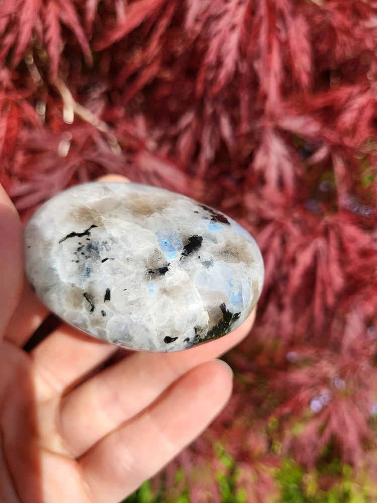 Rainbow Moonstone Palmstone *sale*