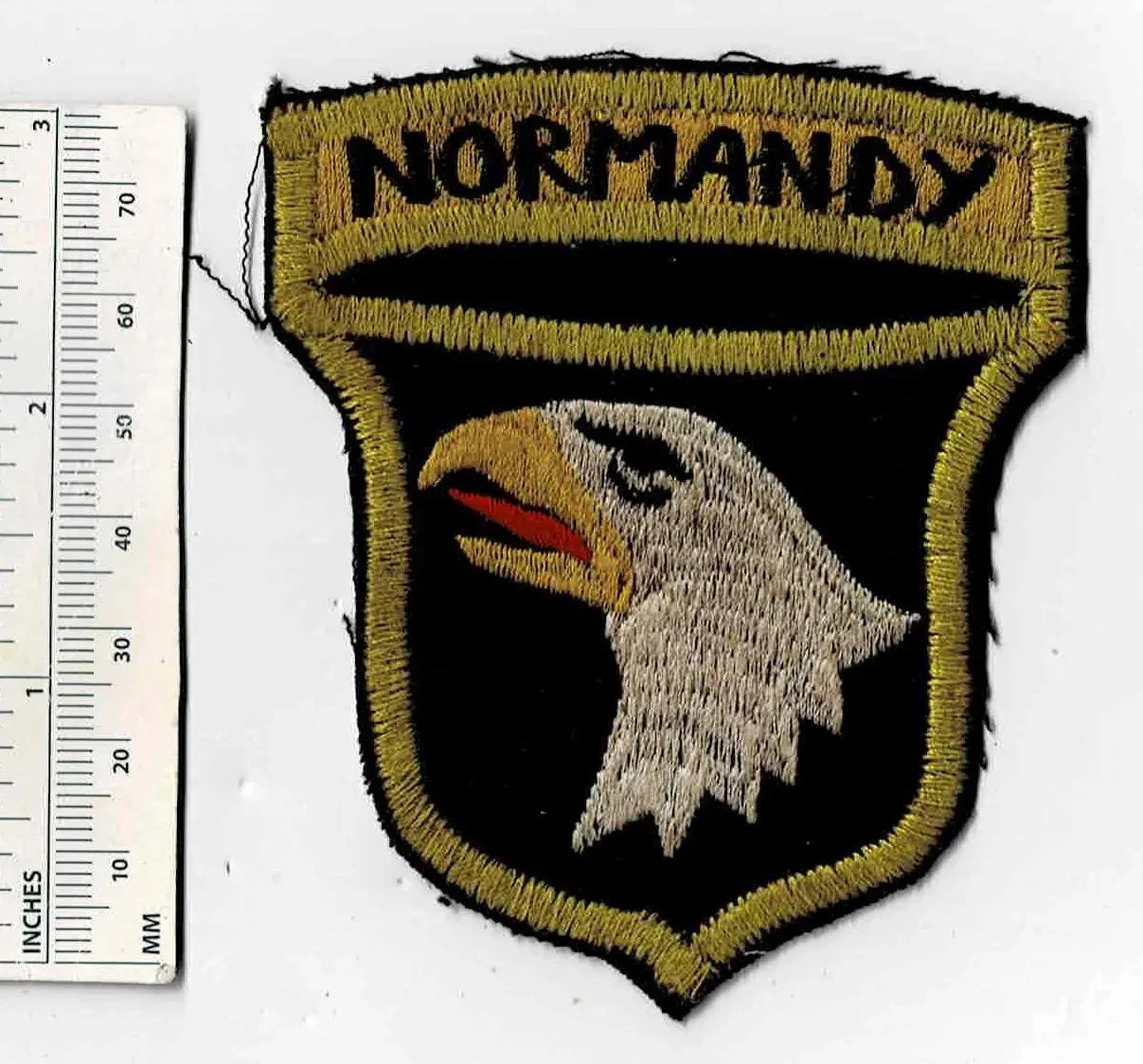 WW2 NORMANDY Screaming Eagles 101st Airborne WWII Invasion 1944 D-Day Patch AB