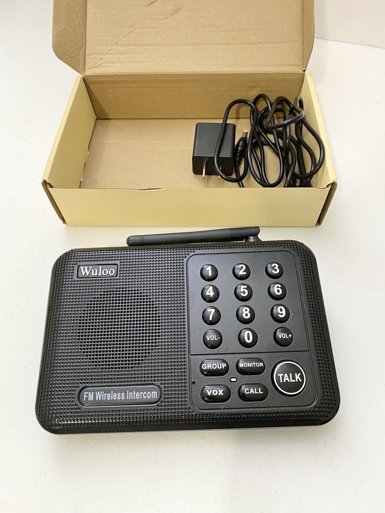 Wuloo Wireless Intercom System, 5280ft Range, 10-Channel Home Office 1 PC