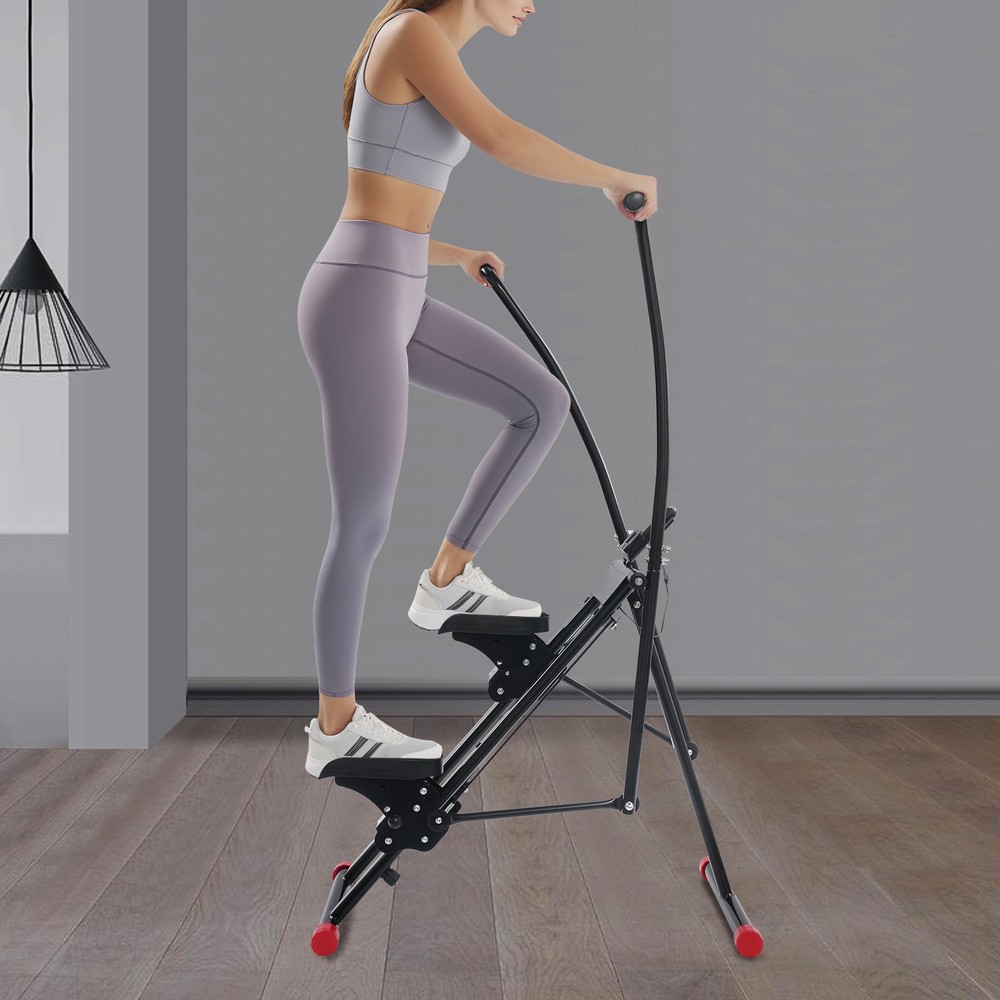 Compact Stair Stepper with 3 Adjustable Angles for Full-Body Home Workout