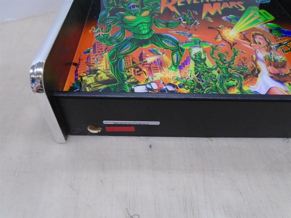 Bally Revenge From Mars Pinball Head LED Display light box