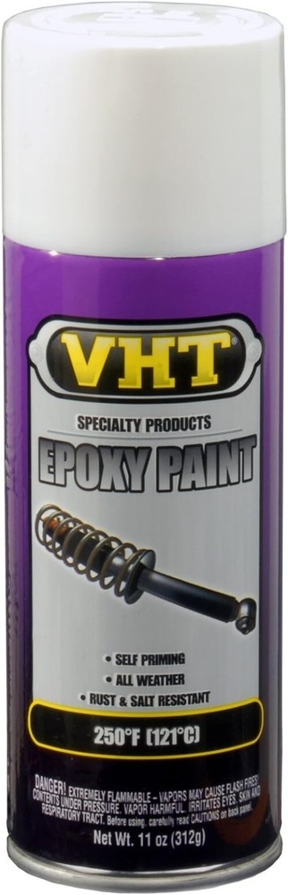 High-Temperature Gloss White Epoxy Spray Paint - 11 oz, Durable & Stylish Finish