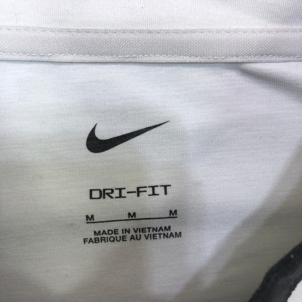Nike Pullover Mens Medium Grey Quarter Zip Victory Golf Performance Logo Outdoor