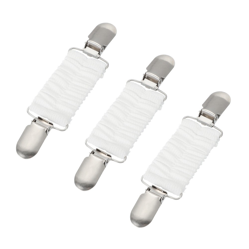 3pc sweater clip, white tightening