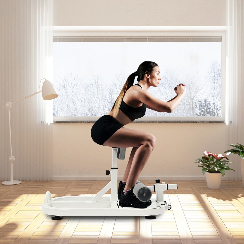 Multi-Function Leg Exercise Machine Deep Squat Bench Home Gym Workout Station