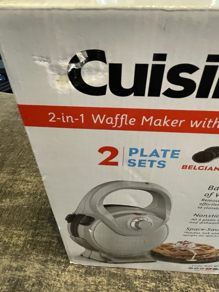 Cuisinart Double-Flip Belgian Waffle Maker WAF-RP10