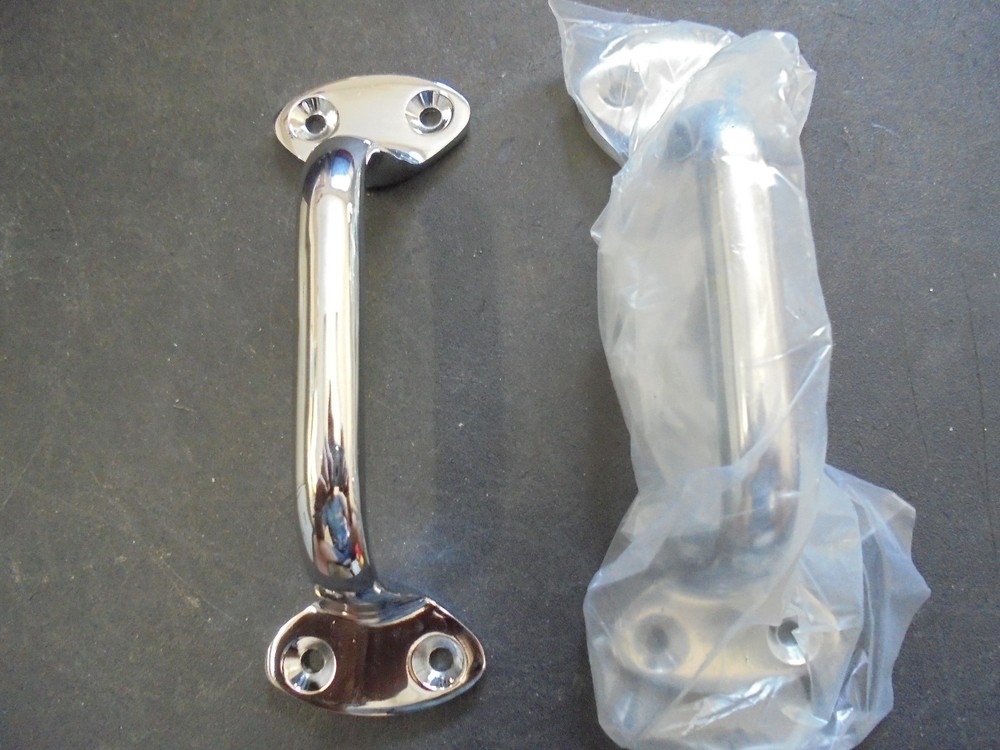 5 7/8" L CHROME PLATED BRONZE PULL HANDLE F80-1090     PACK OF 2