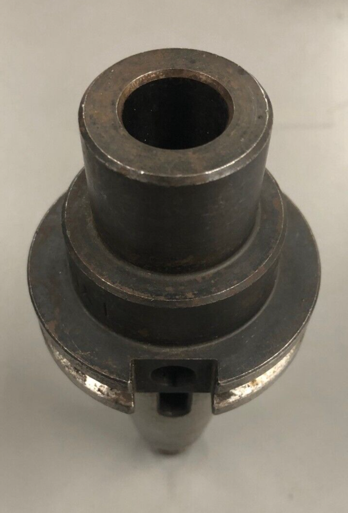 Lyndex CAT40 MT 2 Morse Taper Milling Machine Tool Holder, Thru Coolant Stud