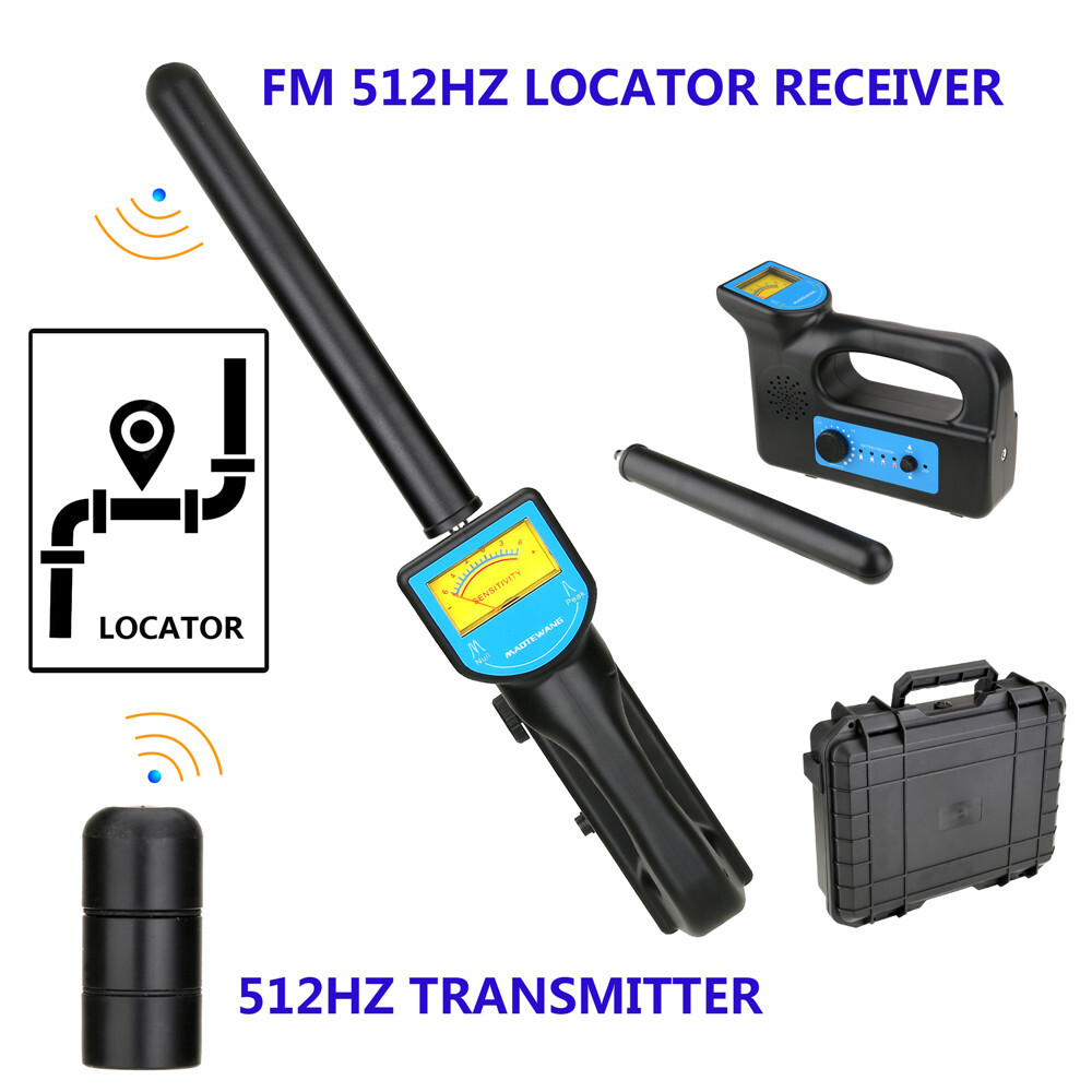 512Hz Pipe Sewer Drain 17MM Pipe Camera Transmitter and Locator Receiver Sonde