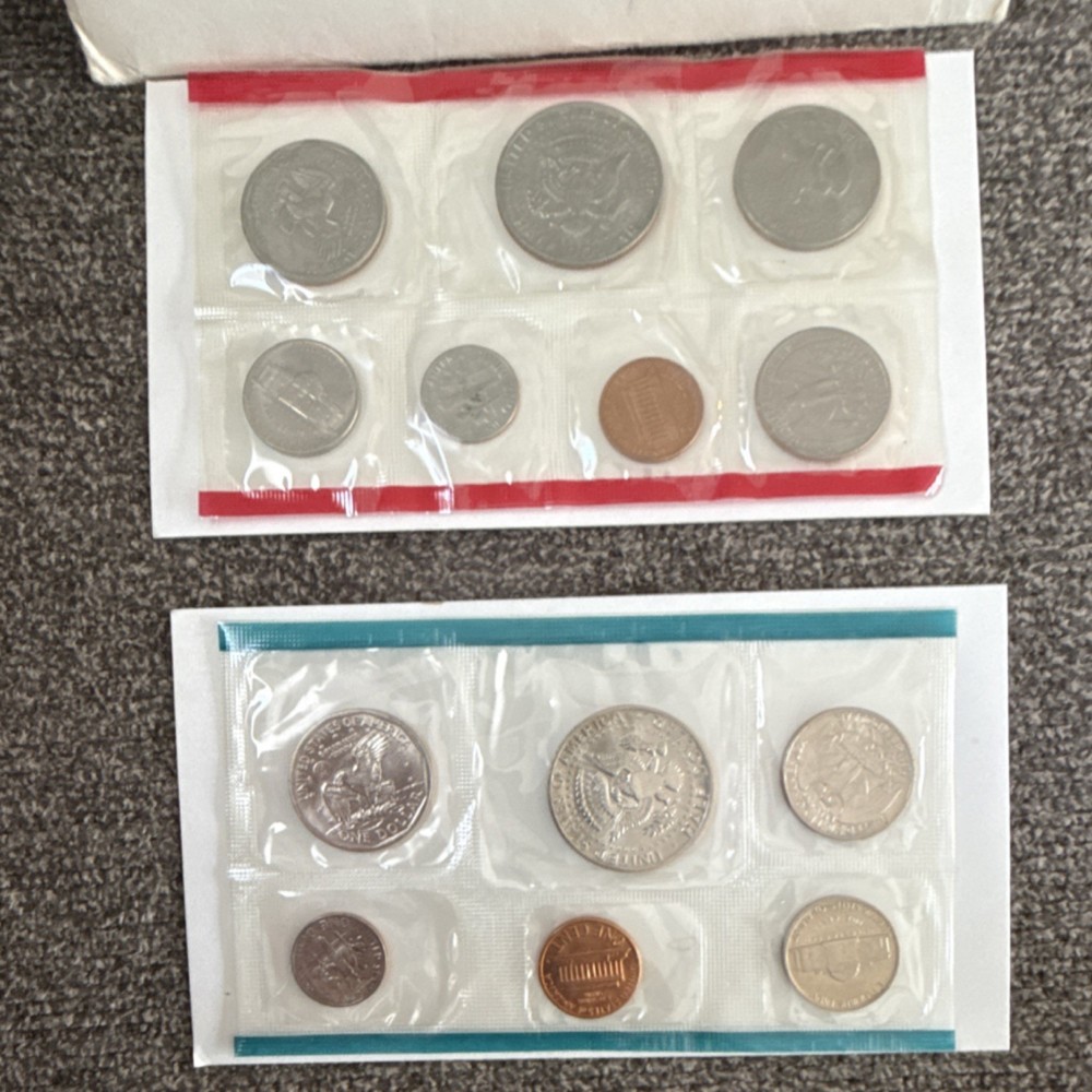 US Mint Uncirculated Coin Sets 1978 1979 1980 1981 Complete Set Multicolor