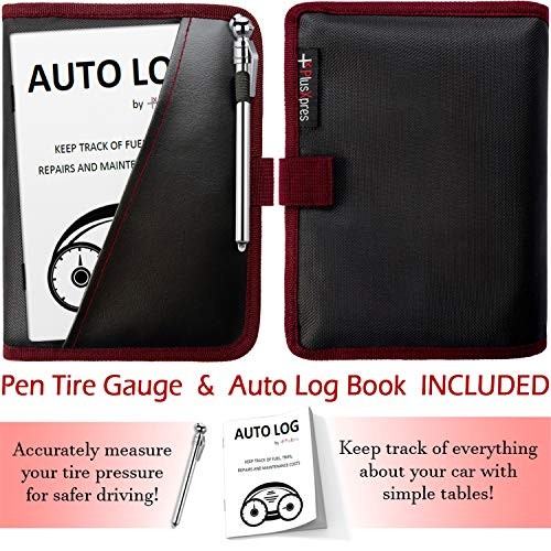 Glove Box Compartment Organizer - Car Document Holder - Owner Manual 1 Pack Red