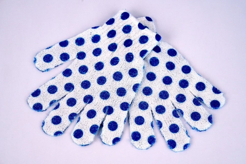 Ideal Bath - Luxury Bath Scrub Gloves Printed Multi-Bundle (6 & 12 Pack)