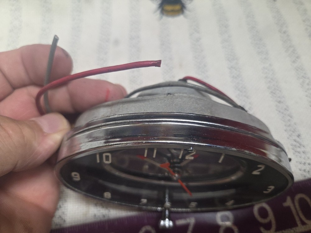 Serviced Working 1956 Oldsmobile CLOCK 56