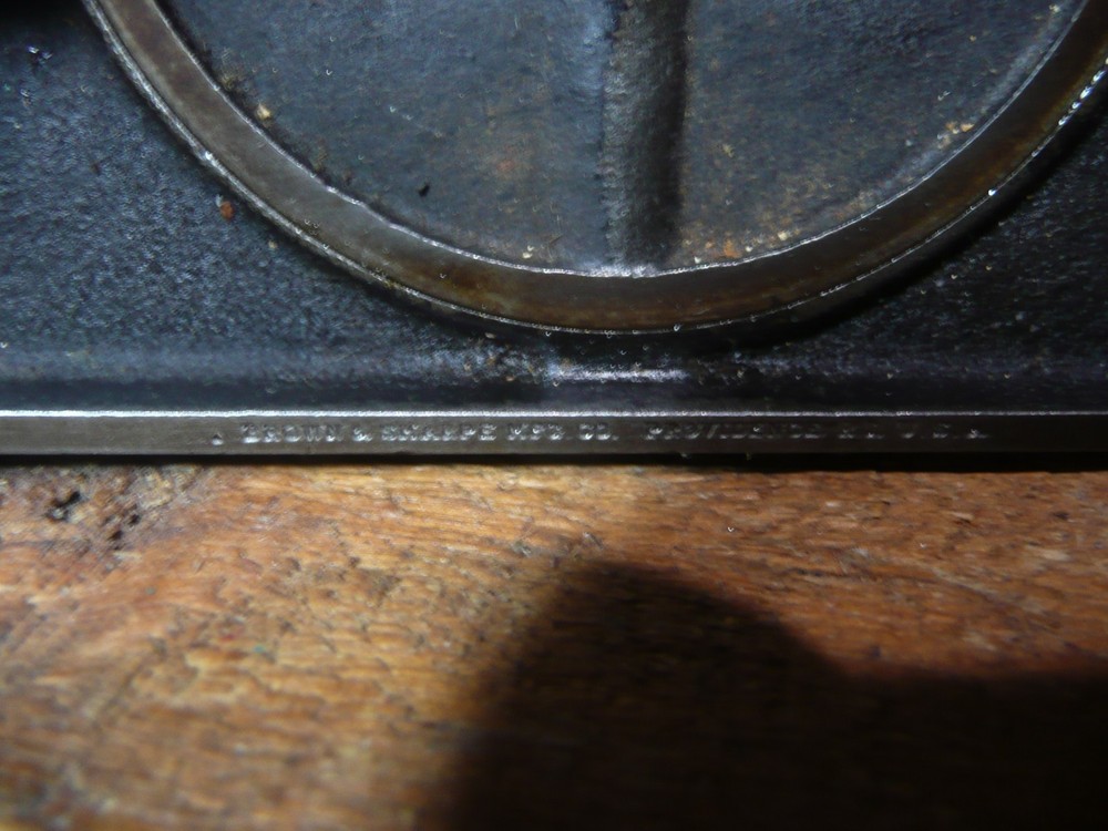 Vintage BROWN & SHARPE Protrator Head.