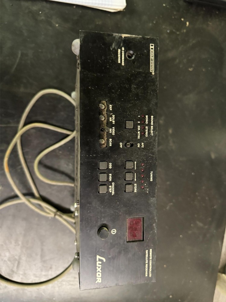 Luxor Satellite Controlled Receiver 1909530 Untested but Powers On