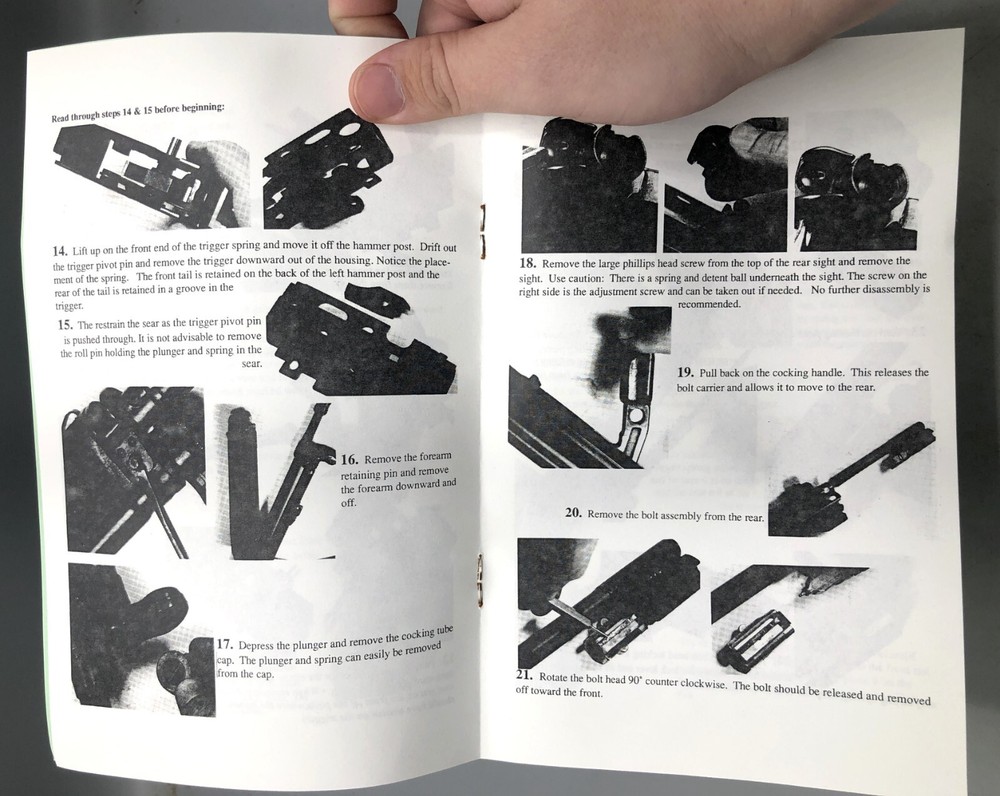 CET ME Rifle Takedown Guide Book Manual