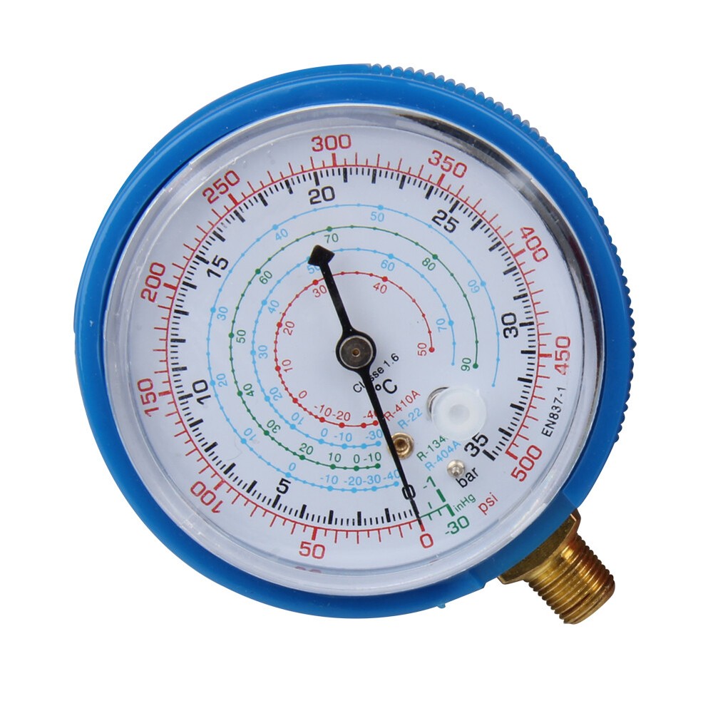 2X REPLACEMENT MANIFOLD GAUGES HIGH AND LOW SIDE RED AND BLUE