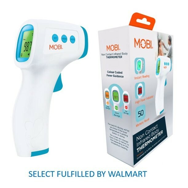 MOBI Non-Contact Forehead Thermometer with Fever Indicators