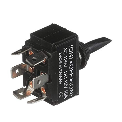 3-Position Toggle Switch, Momentary On/Off/Momentary On