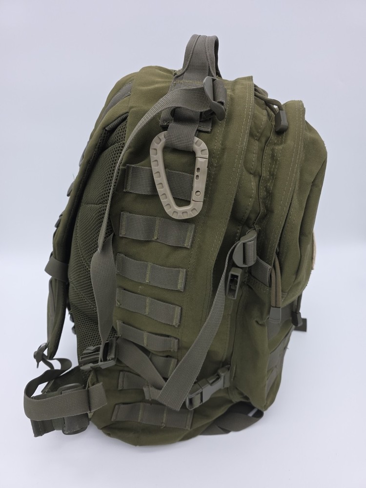 Highland Tactical Major Dark Green Heavy Duty Backpack MOLLE WEB HOOK-LOOP