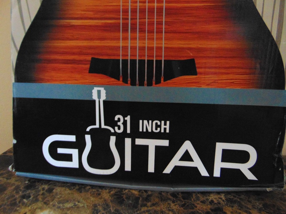 Acoustic Guitar 31 Inch - 6 String - Beginner 6+ NEW Open Box