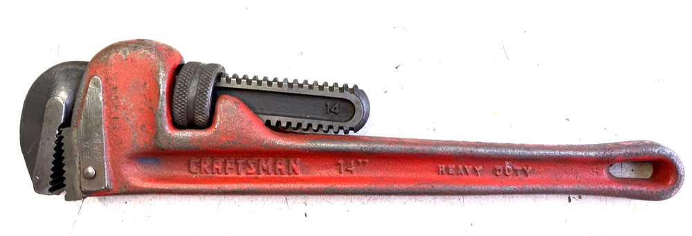 Craftsman 14" Pipe Wrench 55677 Used
