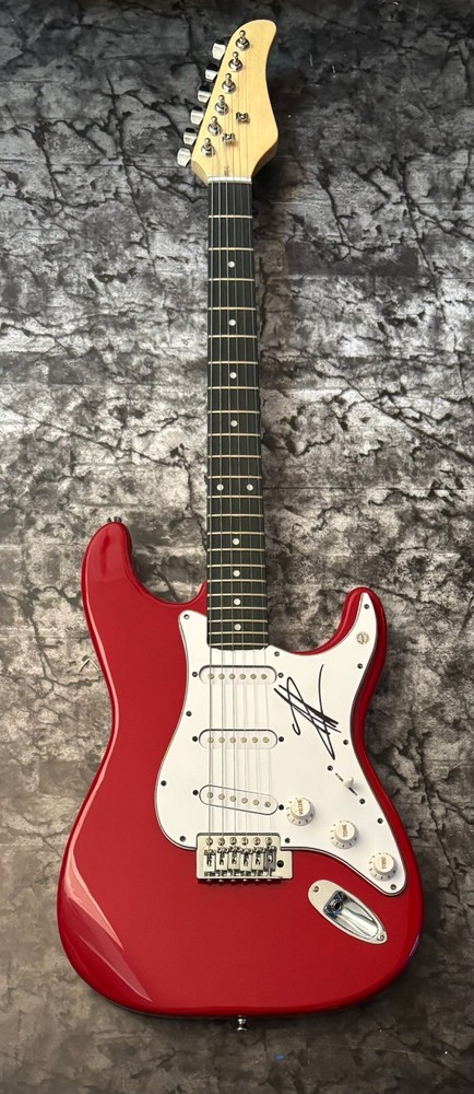 GFA Creed Rock Star * SCOTT STAPP * Signed Electric Guitar PROOF COA
