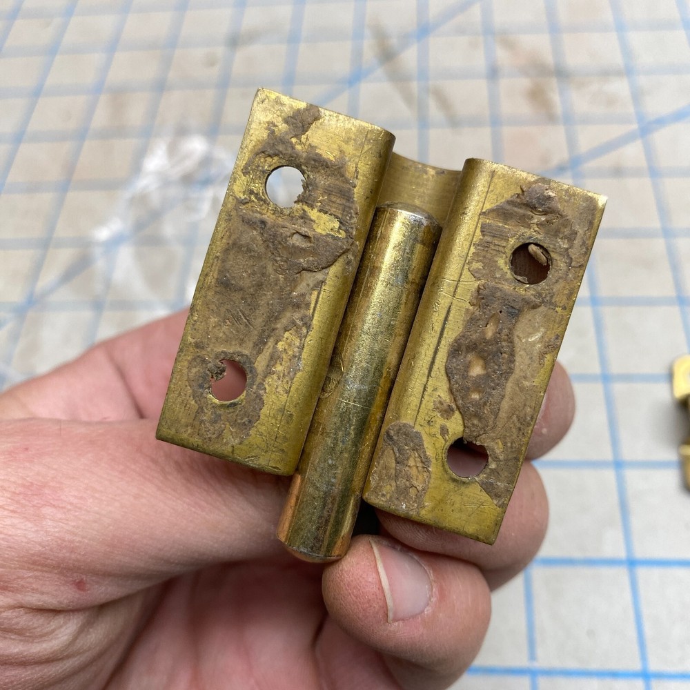 Vintage brass Barrel Bolt Slide Latch Security Lock - Mismatched?