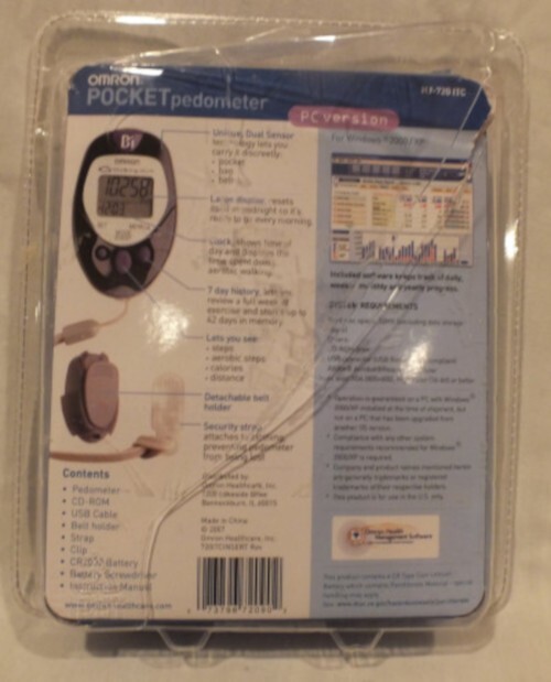 Omron Pocket Pedometer HJ-720 ITC PC Version