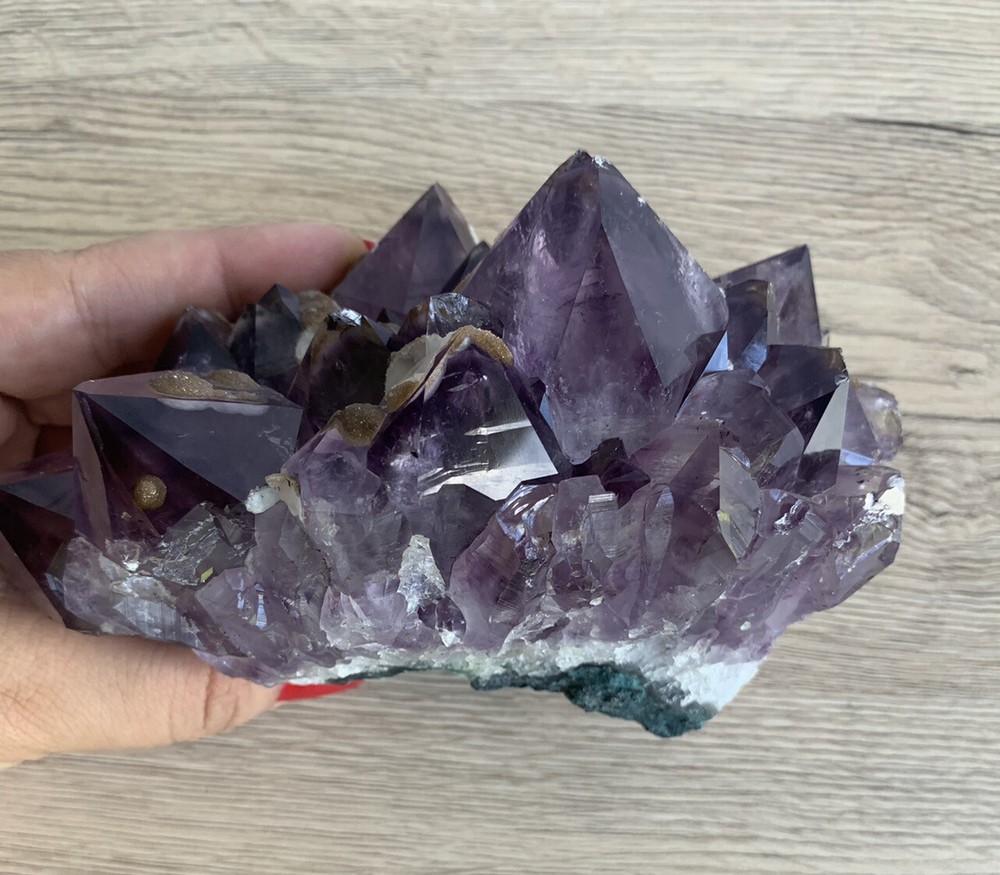 Amethyst & Crystallized Calcite Deposits