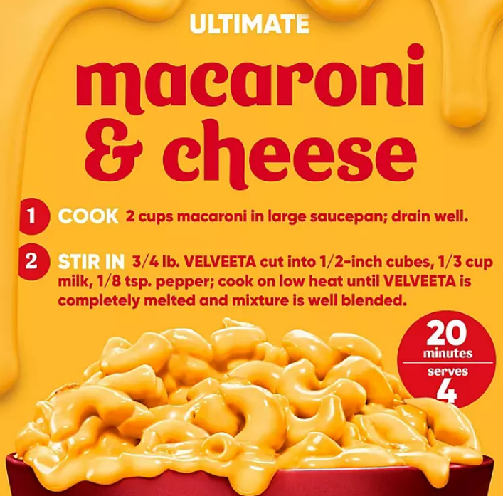 "Velveeta Original Cheese Loaf - 32 oz, 2-Pack"