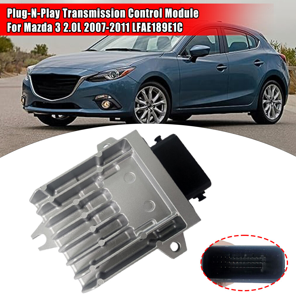 Plug-N-Play LFAE189E1C Transmission Control Module For Mazda 3 2.0L 2007-2011