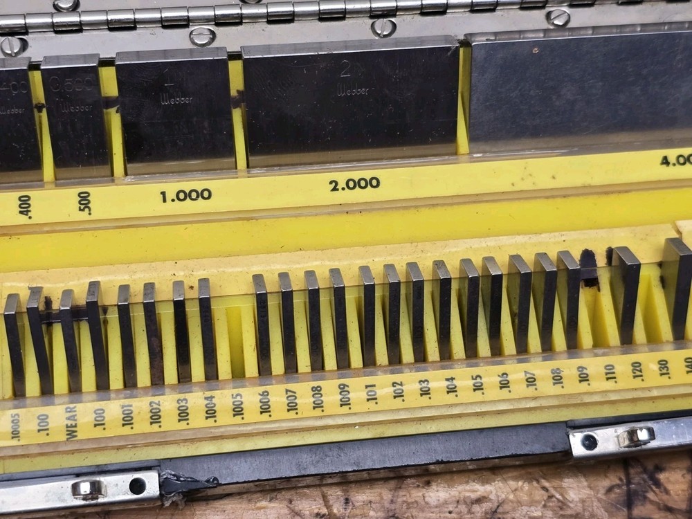 DoAll Gage Block Set Precision Inspection Incomplete